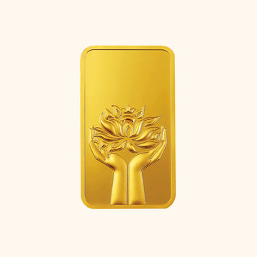 MMTC-PAMP LOTUS 24K (999.9) 20 GM GOLD BAR